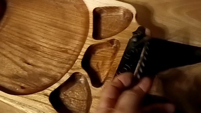 Менажница из слэба карагача. Первый опыт не очень удачный.