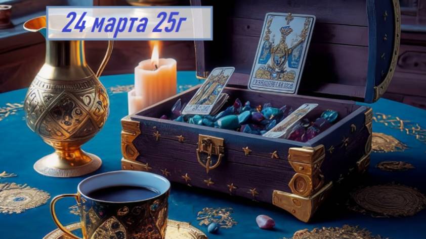 Гороскоп 24 марта 25г. Астропрогноз. Карта дня