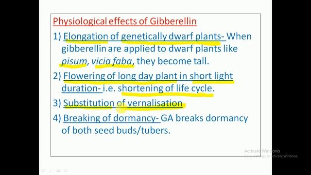 Gibberellins || Plant Hormones || Concepts and Notes ||