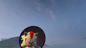 SONIC vs SUPERSHADOW Epic Race in GTA 5! | gta 5 mods