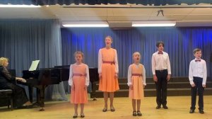 106. Вокальный ансамбль_Капель_,д.Агалатово, Рояль(Я.Дубравин)