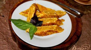 Омлет - рулет с бальзамическим уксусом и кунжутом