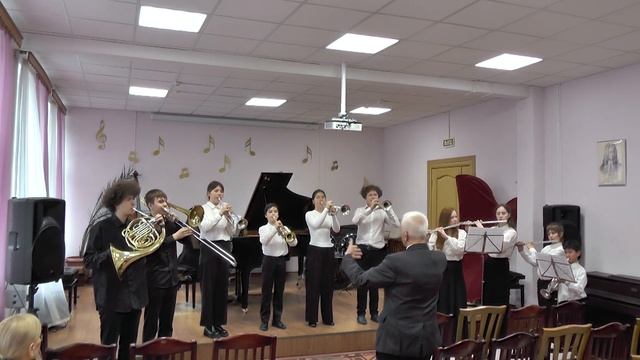 Губарев - Марш. Дрейзен - Берёзка. Духовой оркестр, дир. Михаил Лубянцев смотреть онлайн