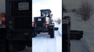 уборка снега на грейдере  гс 14.02