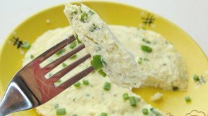 Творожный омлет в микроволновке