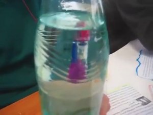 Physics Поплавок в бутылке.
