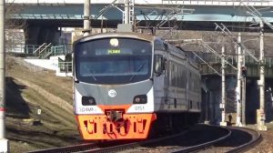 Электропоезд ЭД4МКУ-0151 "ЦППК" с рейсом "Москва Белорусская - Усово"