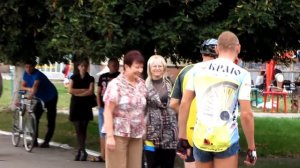 Встреча велопробега по Сумской области в г. Шостка