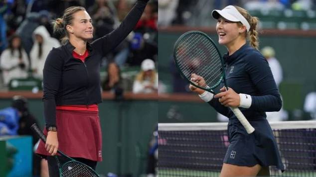 16.03.25. Арина Соболенко - Мирра Андреева. WTA 1000 Indian Wells. Aryna Sabalenka - Mirra Andreeva