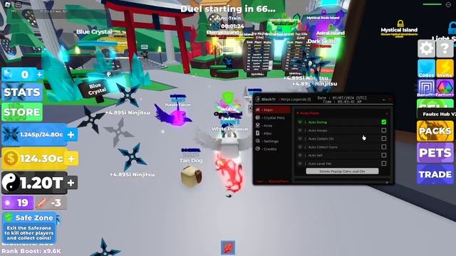 (NEW NINJA LEGENDS SCRIPT OP AUTOSELL AUTO MAX PET FaulzcHubv2/Black-T Hub🔥🔥🔥🔥)