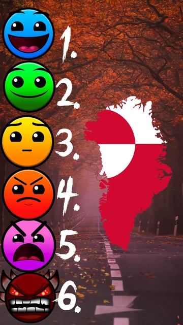 Rate Greenland 🇬🇱 #country #geography #flag #shorts смотреть онлайн