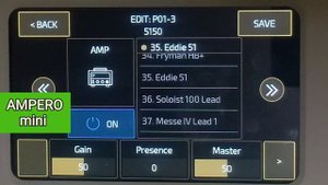 HOTONE  AMPERO mini /  NUX  MG-30  アンプ サウンド比較(Peavey  5150タイプ)  Amp Sound Comparison