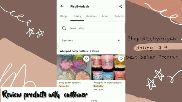 Etsy Finds Skincare Routine With Links | Shea Butter Body - Butter body scrub | anhydrous body scru