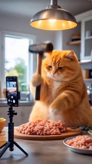 Рыжий котик стал футблогером