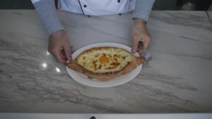 Хачапури по-аджарски на закваске.