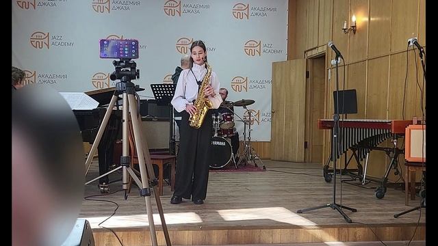 Анастасия Рева 13 лет альт-саксофон - Ornitology Ch.Parker Django Castle Dj.Reinhardt