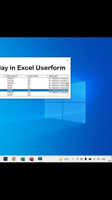 Pop-up in MsExcel Userform #Shorts #MicrosoftExcel