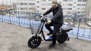 Электровелосипед Монстр Maikaolin H8 1200w 60v30ah, запас хода до 90км