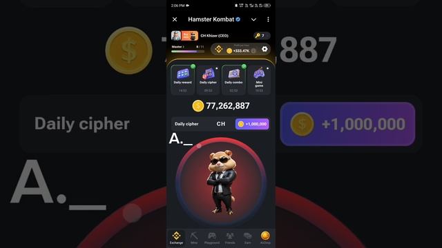 7 august daily cipher | hamster kombat daily cipher | Daily cipher hamster kombat | daily cipher