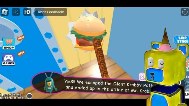 BAAREN no Escape Spongeboy and Krispy Crab Obby смотреть онлайн