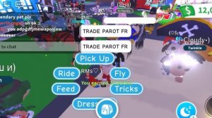 ЧТО ДАЮТ ЗА ПОПУГАЯ?! ТРЕЙДЫ АДОПТ МИ Adopt me КРОШКА НАСТЯ