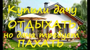 Купили дачу отдыхать, но дача требует пахать#костер#гулянка#пьянка#сабантуй#сад#садик#дачныйдомик