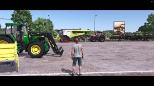 Farming Simulator 25 / Мытьё техники Claas Lexion 8900, Case Puma 260