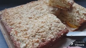 Пирог с ПЕРСИКАМИ, лёгкий и нежный ,вкусный и воздушный.