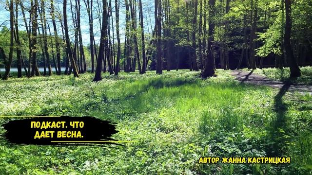 Подкаст. Что дает весна.