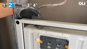 OLI80 installation with iPLATE flush plate