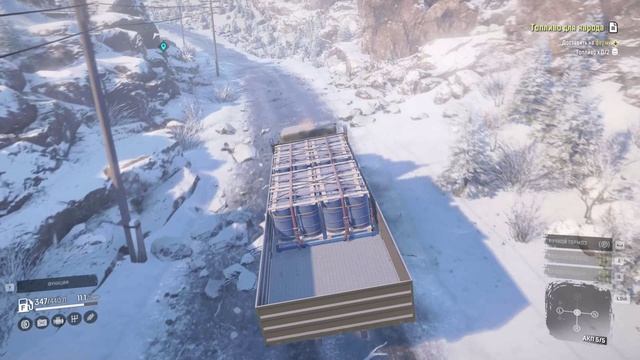 SnowRunner. Амур. Космодром. Поручение "Топливо для народа". смотреть онлайн