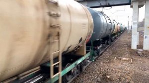 Электровоз ВЛ10у-075 ведёт товарняк в 29 вагонов, 2021, 2160p60