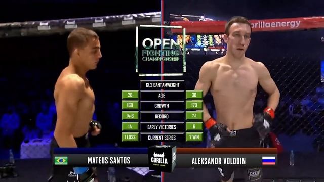 Mateus Raposinha finaliza russo com golpe inusitado em 45 segundos e vídeo roda o mundo do MMA смотреть онлайн