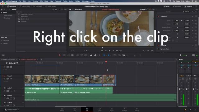 How to remove a freeze-frame in DaVinci Resolve смотреть онлайн