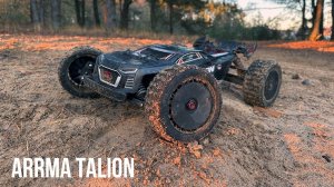 Покатушка ARRMA Talion на песчаном островке