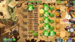 Как пройти в Растения против зомби 2 уровень 13 14 Дикий запад