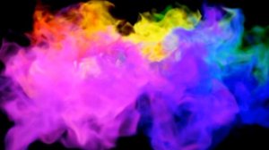 Футаж с альфа каналом. Красочный  цветной дым
