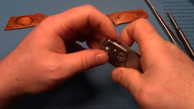 Как собрать нож с кнопкой Grand Way 233 смотреть онлайн