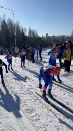 Лыжный старт: вайб марафона на 25 км в Демино! Гонка лидеров за 30 секунд