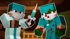 ВКОЛОЛИ ЗОМБИ ВИРУС. Я СТАНУ ЗОМБИ？ ДЕНЬ 13 - ЗОМБИ АПОКАЛИПСИС В МАЙНКРАФТ