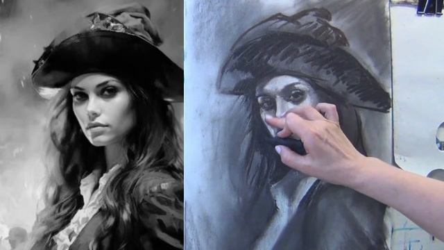 Три этапа создания реалистичного портрета. Пишем маслом. Часть 1