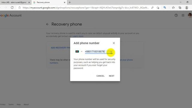 How to add recovery phone number & email смотреть онлайн