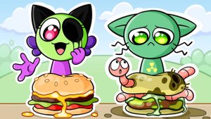 Спрунки - Мультики про Спрунке Acid & Tox Gross Eating Challenge, Will You Eat It?!