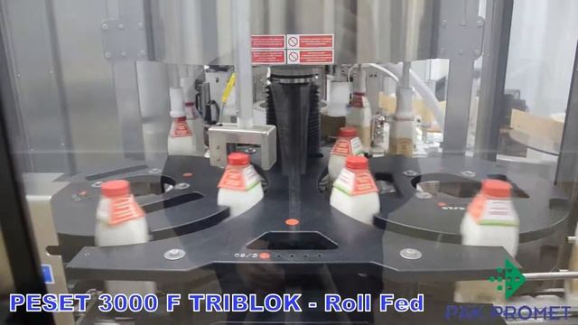 Линии розлива молока и молочных продуктов - PESET 3000 F TRIBLOK   Roll Fed