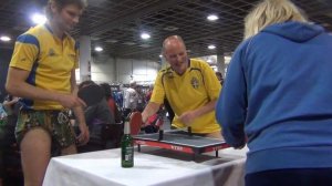Table Tennis Veterans European Championships 2013 Bremen 13 Sweden Mini-Table Tennis Maerthas