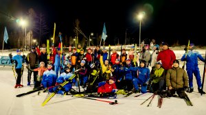 Ночной лыжный забег | Республика Тыва