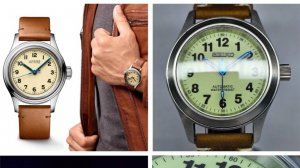 SEIKO - Heritage Military, ХОМАЖ на Longines Heritage Military Marine Nationale