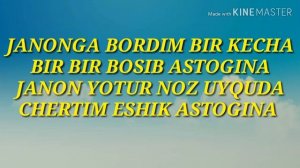 Janonga bordim bir kecha - Жанонга бордим бир кеча