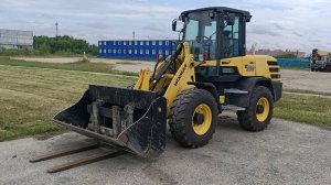 ТО-9 замена моторного масла на фронтальном погрузчике Yanmar V100 21 марта 2025 года