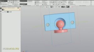 КОМПАС-3D Режим Сборка для Совмещения Элементов Различных Деталей на примере Повортного Кулака